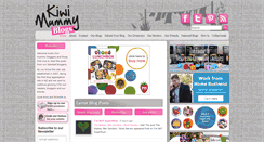 Desktop Screenshot of kiwimummyblogs.co.nz
